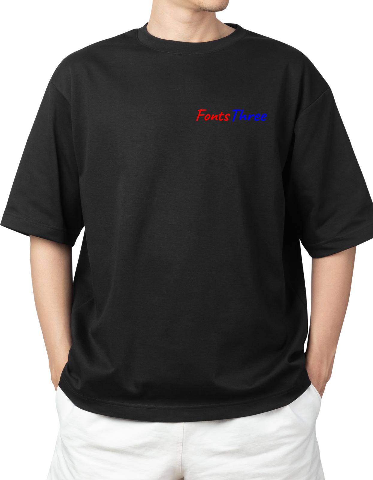 T-shirt Fontsthree