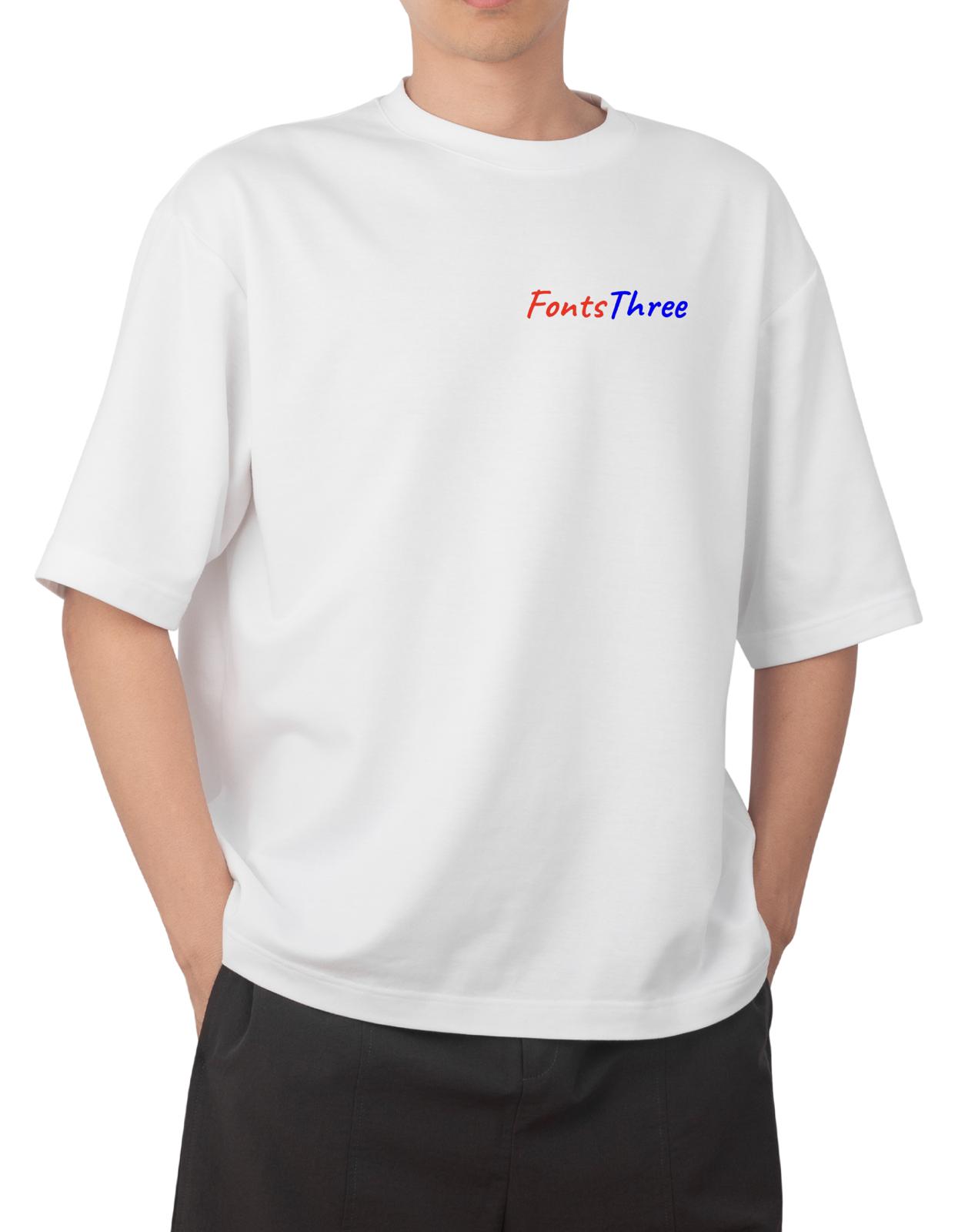 T-shirt Fontsthree